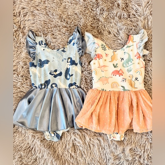 SOLD 🦕 🧜‍♀️ Set of Cheeky Plum Leotards 🧜‍♀️ 🦕 - Picture 1 of 12